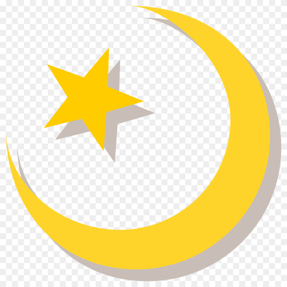 Download Islam Transparent Image And Clipart Transparent Background Islam Symbol, Star Symbol, Astronomy, Moon, Nature Png