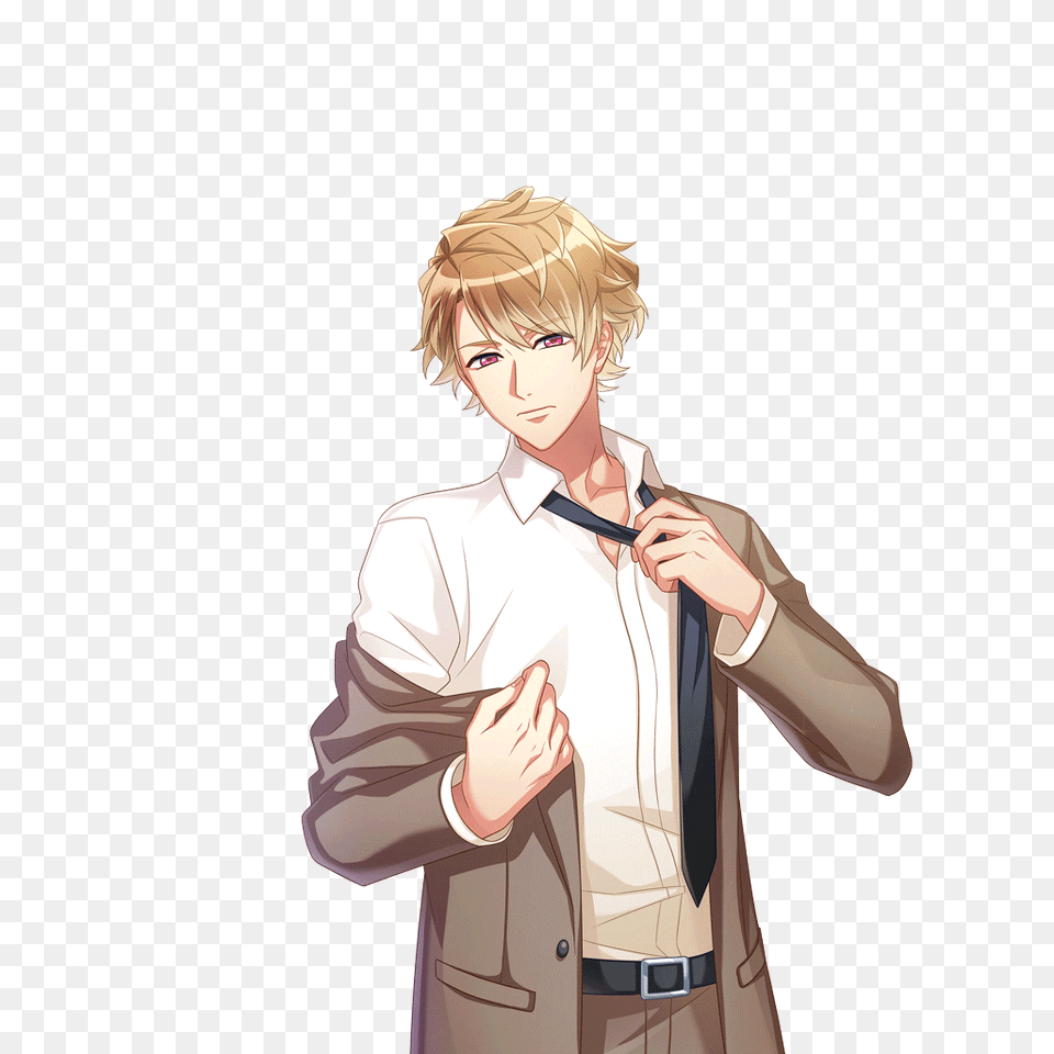 Itaru Action Ssr Transparent Anime Boy Taking Off Anime Boy Jacket, Adult, Female, Person, Woman Free Png Download