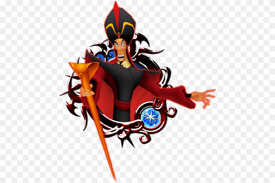 Download Jafar Picture Kingdom Hearts Xion Medal, Clothing, Costume, Person, Adult Free Png