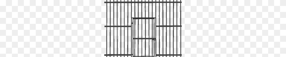 Download Jail Clipart Prison Cell Security Black Line Design, Gate Free Transparent Png