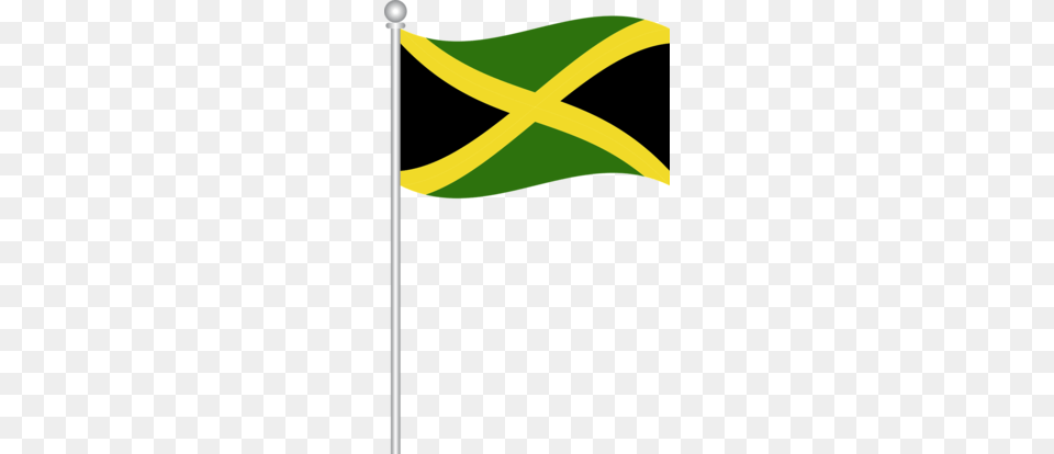 Download Jamaican Flag No Background Clipart Flag Of Jamaica Clip Art, Animal, Fish, Sea Life, Shark Free Png