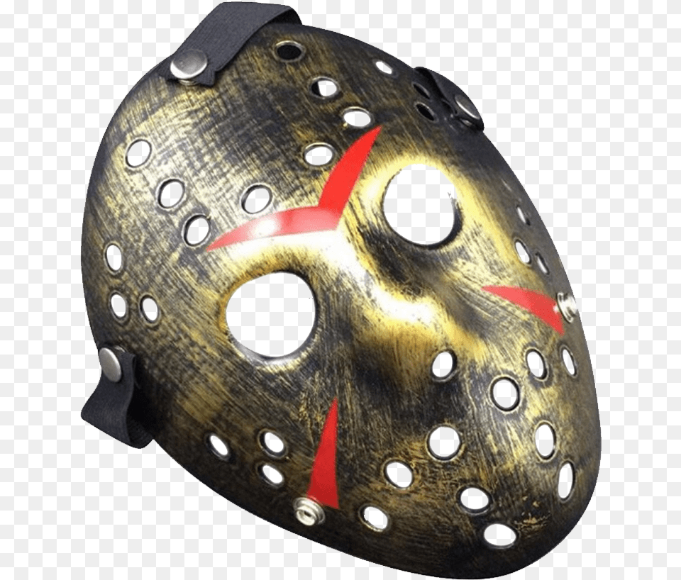 Download Jason Voorhees Mask Freddy Jason Voorhees Gold Mask, Helmet, Animal, Bird, Penguin Png Image