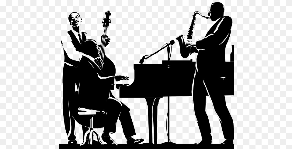 Download Jazz Clipart Hq Dlpngcom Jazz Music, Person, Performer, Musician, Musical Instrument Png Image
