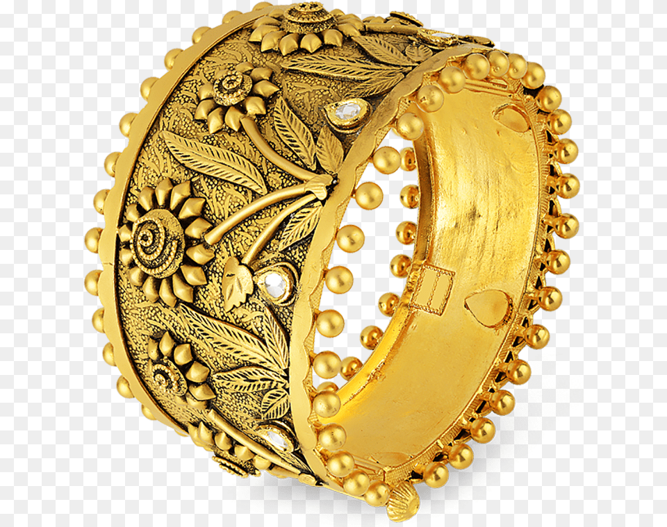 Jewellers Bangle Designs Orra Jewellery Circle, Accessories, Gold, Ornament, Treasure Free Png Download