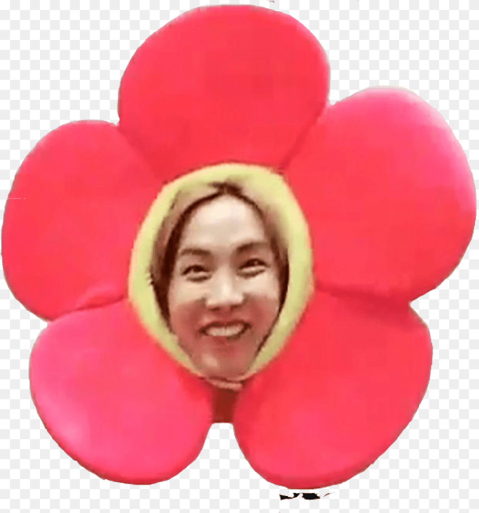 Jhope Flower Bts Jhopebts Stickers De J Hope, Head, Portrait, Face, Photography Free Png Download