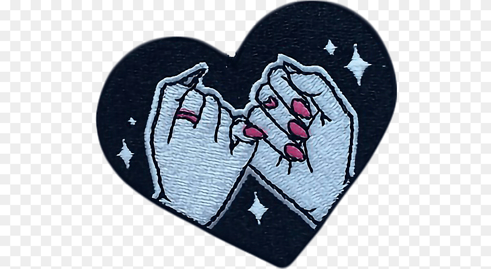 Download Jpg Stickers Transformers Anime Girl Tumblr Best Friend Aesthetic, Body Part, Hand, Person, Heart Png Image