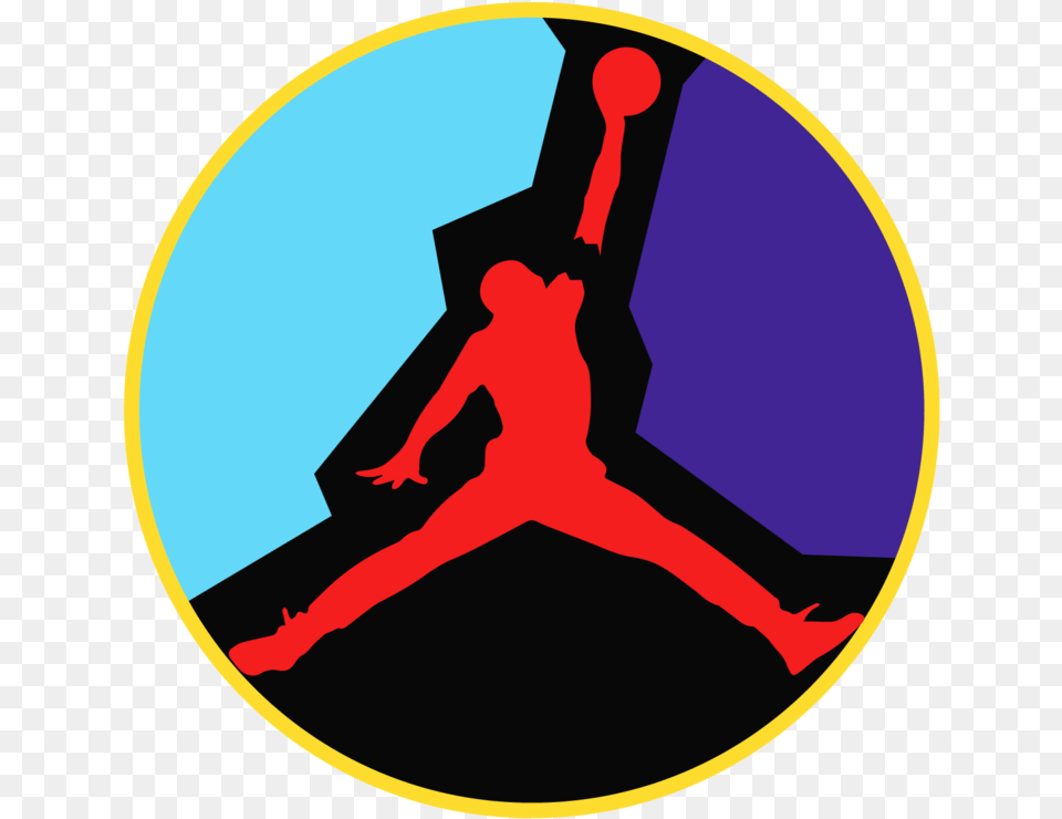 Download Jumpman Broken Arm Air Jordan With No Air Jordan Jordan Logo With Circle, Person Png Image