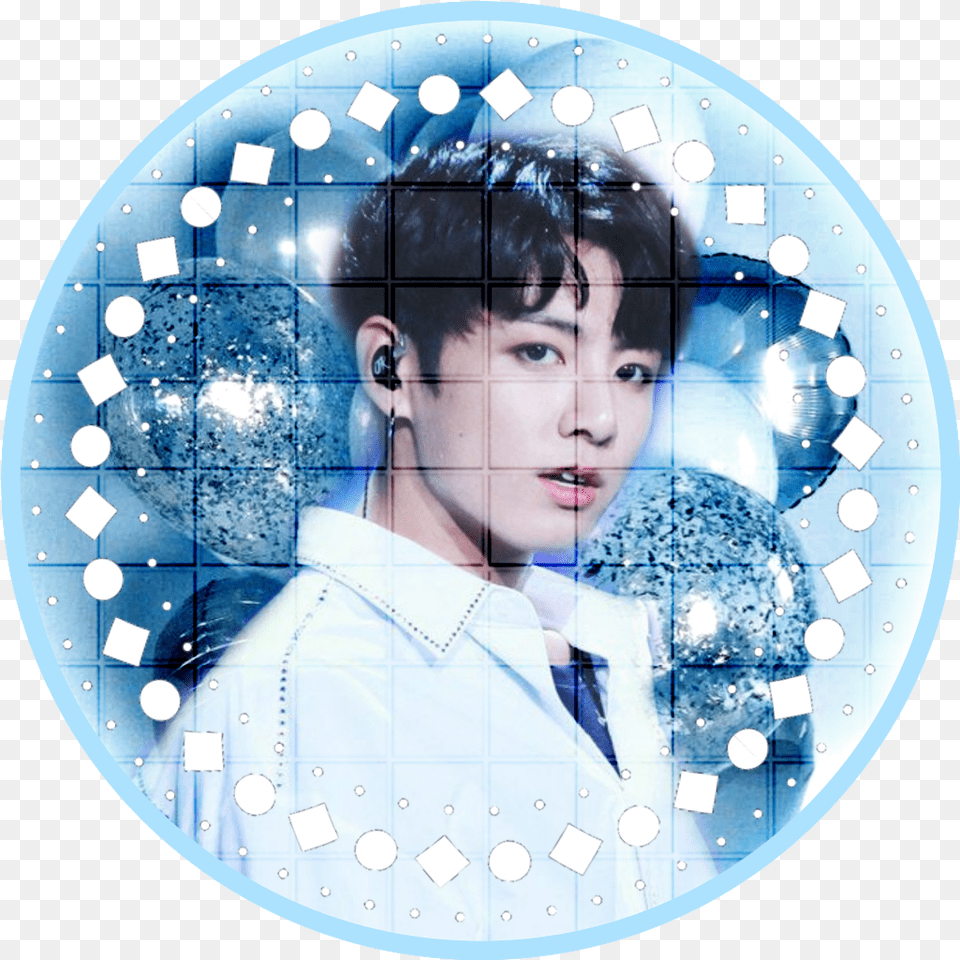 Download Jungkook Twittericon Icon Twitter Kookie Bts Blue Jungkook Ikons Cute, Photography, Portrait, Adult, Person Free Transparent Png