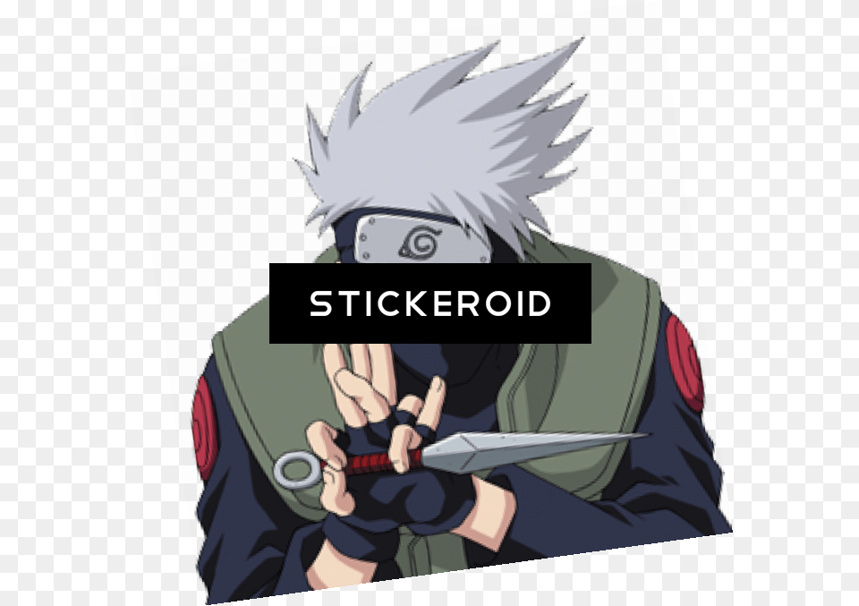 Download Kakashi Anime Cartoons Naruto Anime Naruto Hatake Kakashi Hatake, Book, Comics, Publication, Baby Free Transparent Png