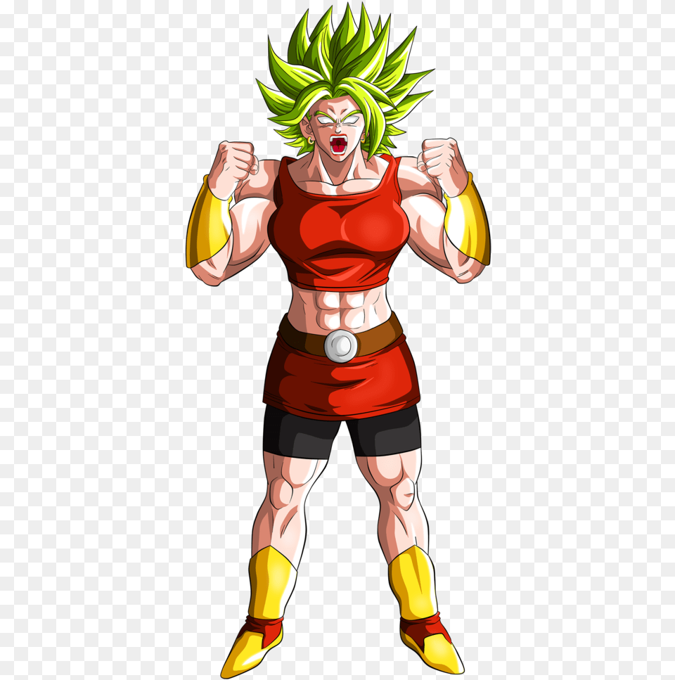 Download Kale Super Saiyan Berserker By Kale Dragon Ball Super Ssj, Publication, Person, Book, Clothing Free Transparent Png