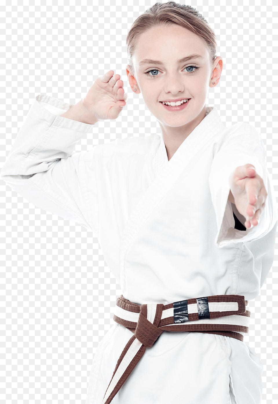 Download Karate Girl Image For Karate, Woman, Adult, Sport, Person Free Transparent Png