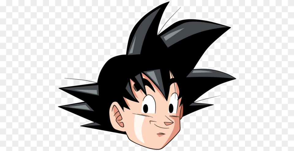 Download Kepala Anime Goku Face, Book, Comics, Publication, Head Png