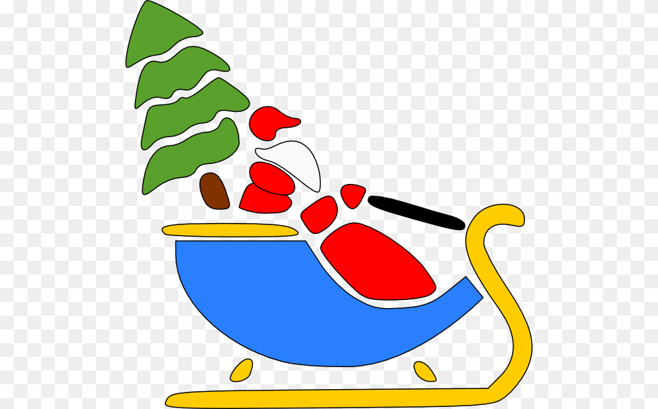 Download Kereta Santa Claus Clipart Santa Claus Clip Art, Furniture, Animal, Fish, Sea Life Free Transparent Png