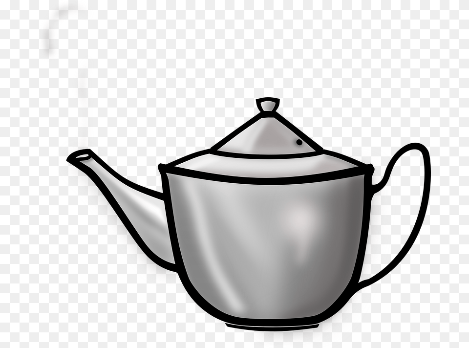 Download Kettle To Boil Water Smoke Tea Pot Clip Art, Cookware, Pottery, Teapot Free Png