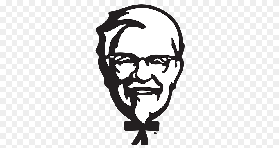 Download Kfc Thank You Clipart Kfc Fried Chicken Head, Stencil, Baby, Person, Photography Free Png