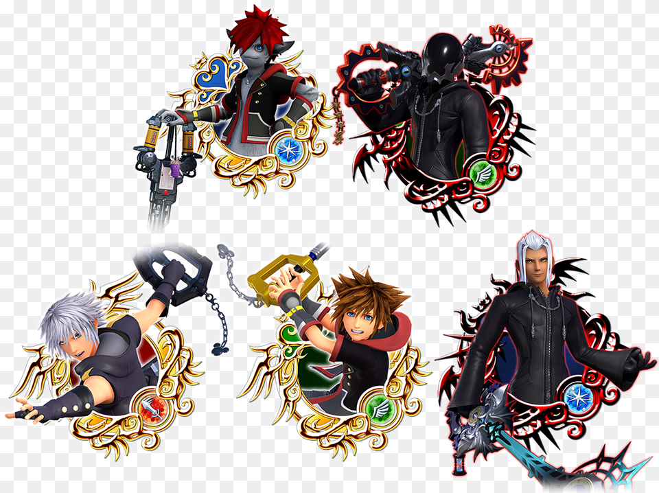 Download Kh3 Falling Price Deal2 Medals Illustration, Publication, Book, Comics, Adult Png Image