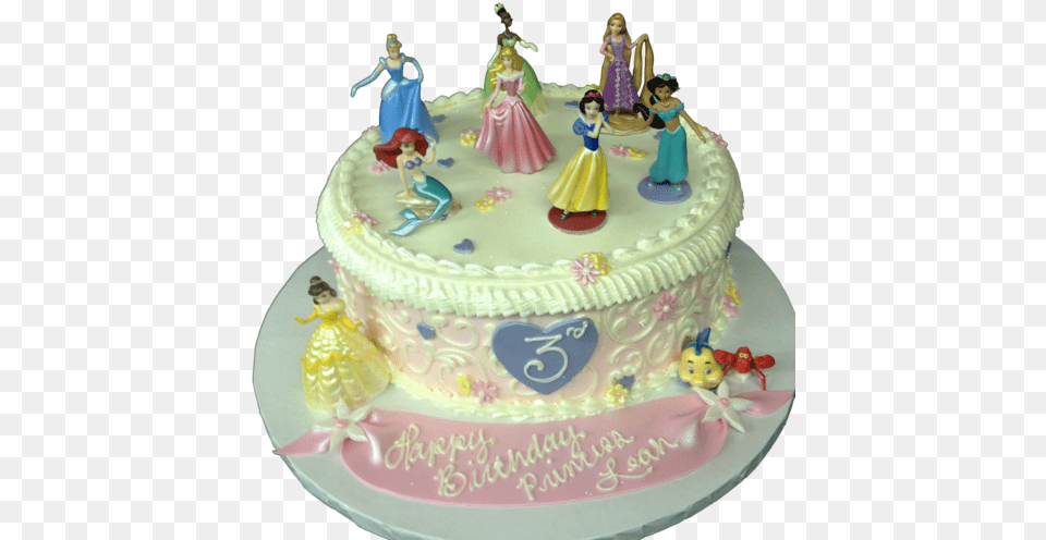 Download Kid Cakes Cake Shop Disney Princess Ideas Birthday Princess Cake, Birthday Cake, Cream, Dessert, Food Free Transparent Png