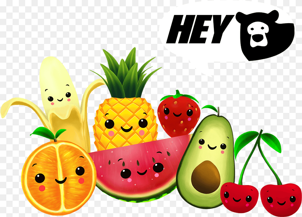 Download Kids Videos Nursery Rhymes U0026 Songs Hey Bear Sensory Fruit, Pineapple, Produce, Food, Plant Png