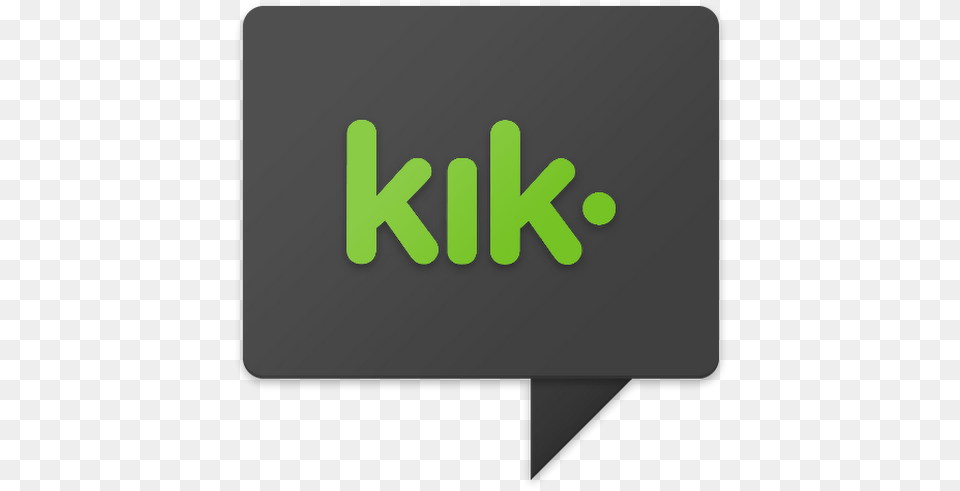 Download Kik Messenger Horizontal, Text, Light Free Png