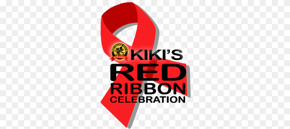 Kikiu0027s Red Ribbon Celebration Full Size Image Poster, Accessories, Formal Wear, Tie, Dynamite Free Png Download