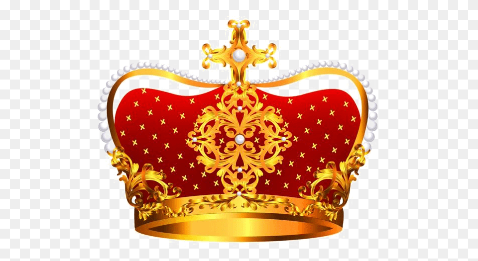Download King Crown Free Image1 Crown Red And Gold Crown Transparent Background, Accessories, Jewelry Png