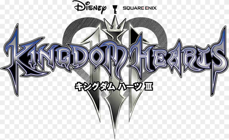 Download Kingdom Hearts Iii Kingdom Hearts 3 Logo Kingdom Hearts Iii Logo, Weapon Png