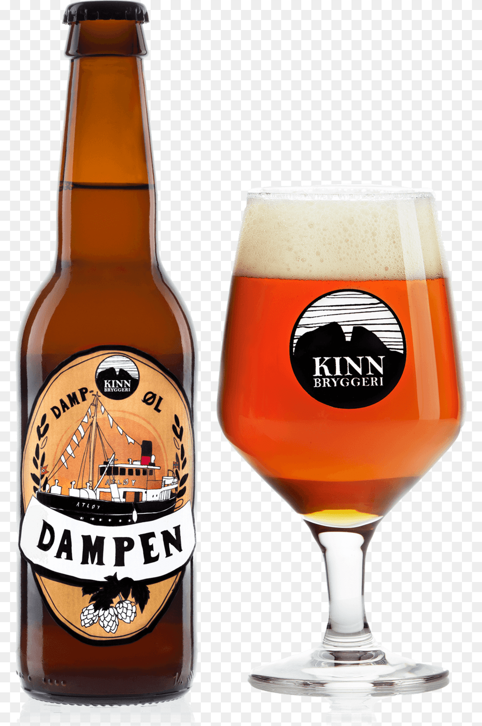 Download Kinn Clipart Ale Beer Saison Beer Clipart Alcohol, Beverage, Bottle, Glass Free Transparent Png