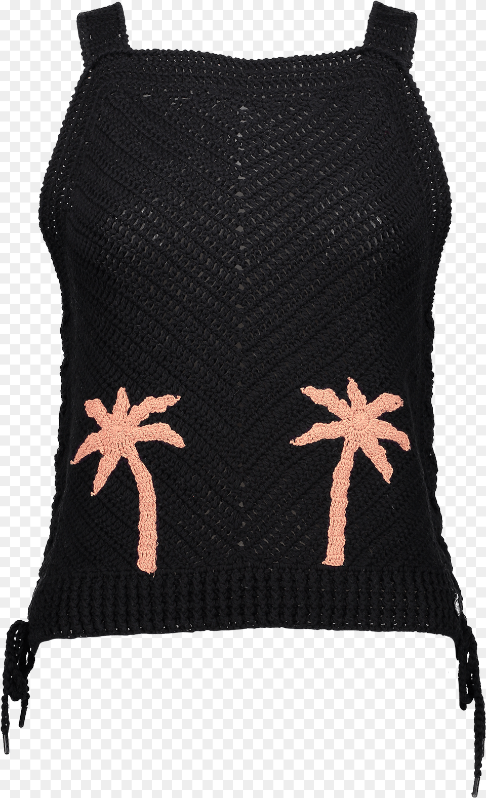 Download Knit Crochet Tank Palm Tree Cross, Cushion, Home Decor, Hat, Clothing Png Image