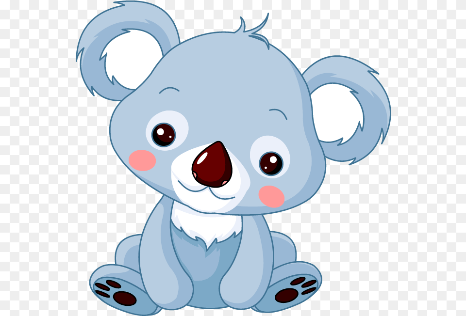 Koala Bear Clipart Icon Cuddly Koala Animal Animated Animals, Plush, Toy, Nature, Outdoors Free Png Download