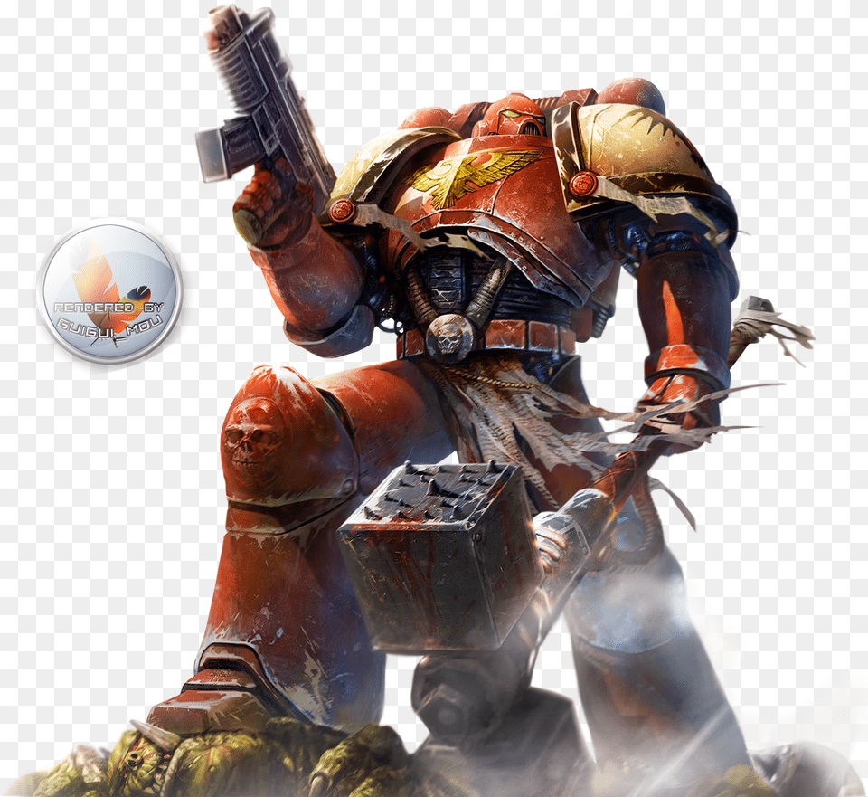 Download La Horde Geek War Hammer Blood Raven Space Marine, Adult, Male, Man, Person Png