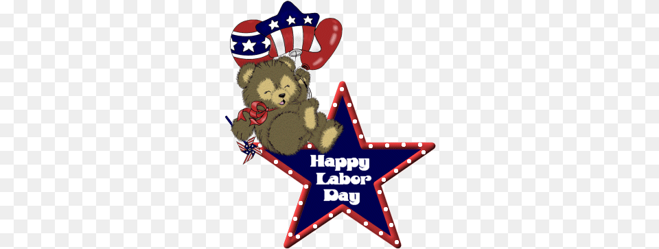 Download Labor Day Holiday Animated S, Teddy Bear, Toy, Symbol Free Png