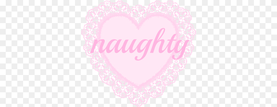 Lace Kawaii Pink Naughty Girly, Heart Free Png Download