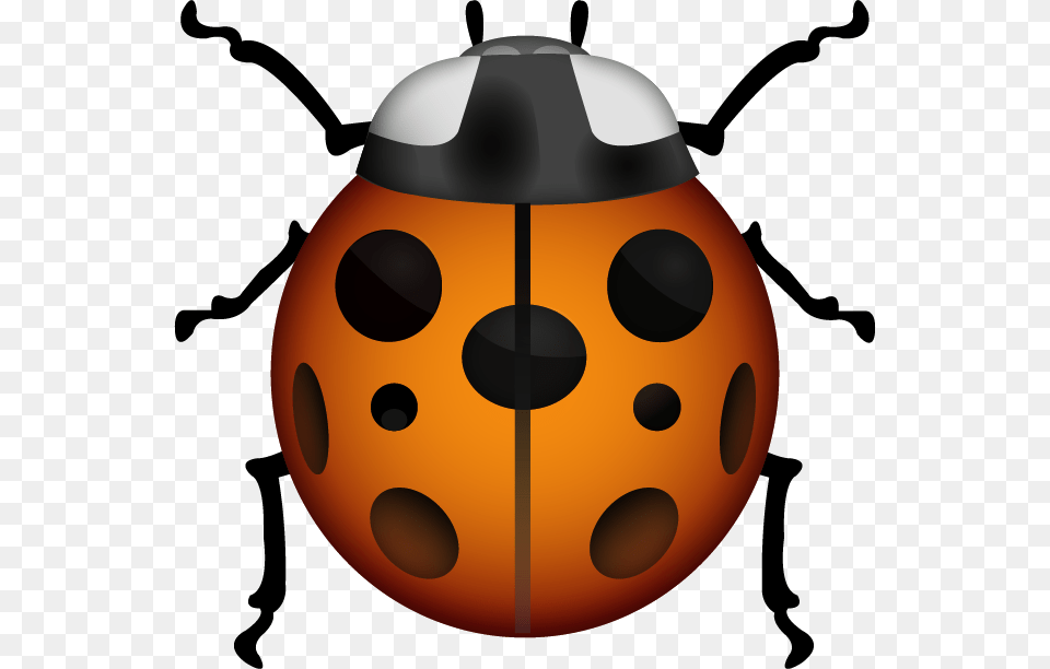Download Lady Beetle Emoji Image In Emoji Island, Ammunition, Grenade, Weapon, Animal Free Png