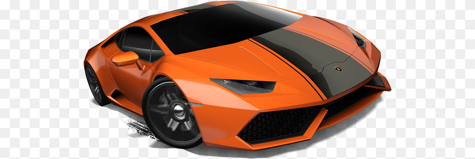 Download Lamborghini Huracan Orange Black Stripe Orange And Black Lamborghini, Wheel, Car, Vehicle, Coupe Png Image