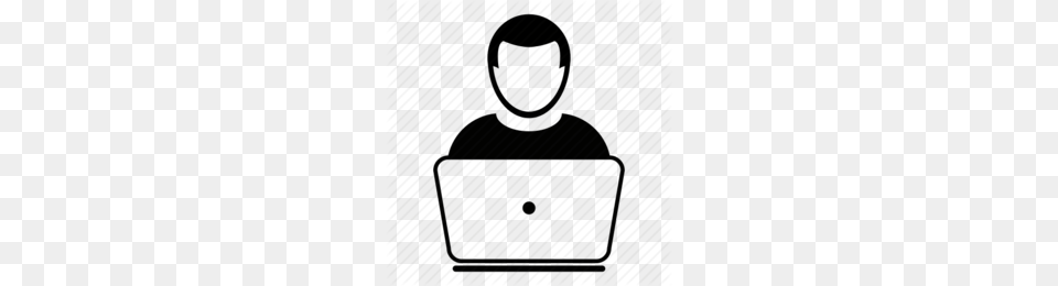 Download Laptop Users Clipart Computer Icons User Clip Art, Stencil, Accessories, Bag, Handbag Png