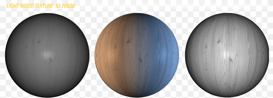 Larch Light Wood Fine Texture Seamless Maps Demo Sphere, Astronomy, Outer Space, Planet Free Png Download