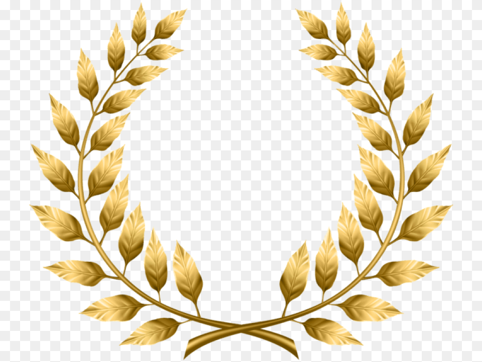 Download Laurel Wreath Clipart Photo Laurel Wreath Background, Gold, Plant, Accessories, Jewelry Free Png