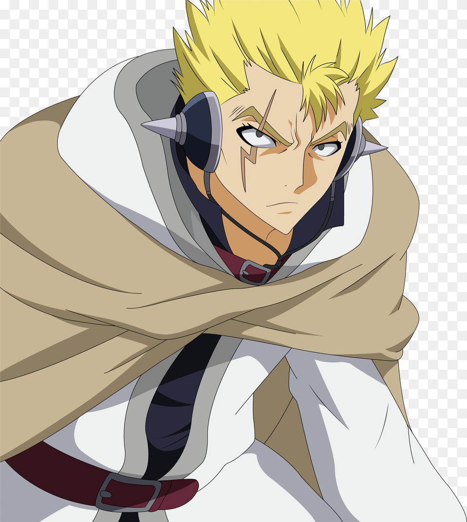 Download Laxus Fairy Tail, Book, Comics, Publication, Person Free Png