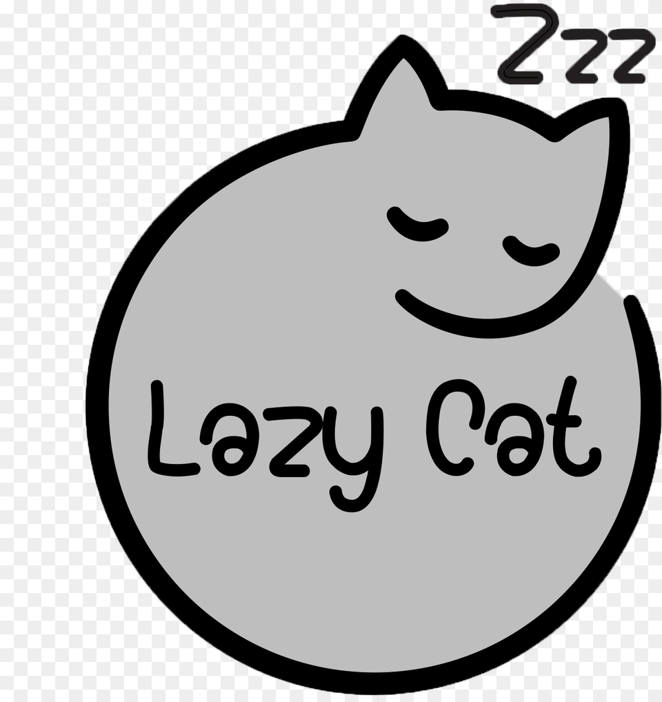 Download Lazy Cat Topper Dot, Animal, Mammal, Pet, Logo Png Image