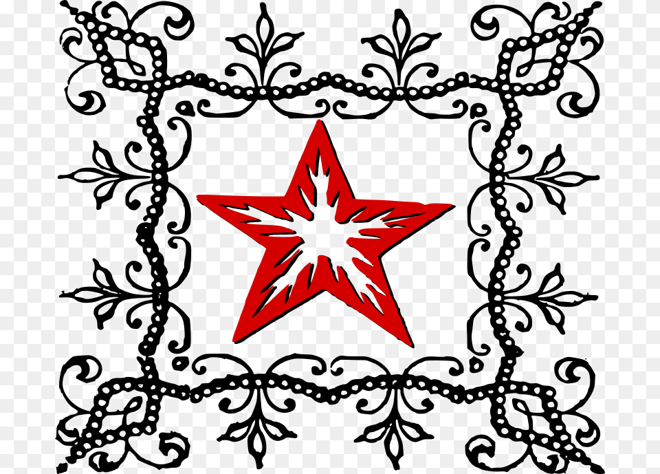Download Leaf Clipart Pentagram Hexagram Clip Art White Flower, Star Symbol, Symbol Free Png