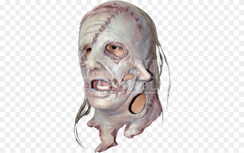 Leatherface Mask Sewn Man Mask Halloween Full, Adult, Female, Person, Woman Free Png Download