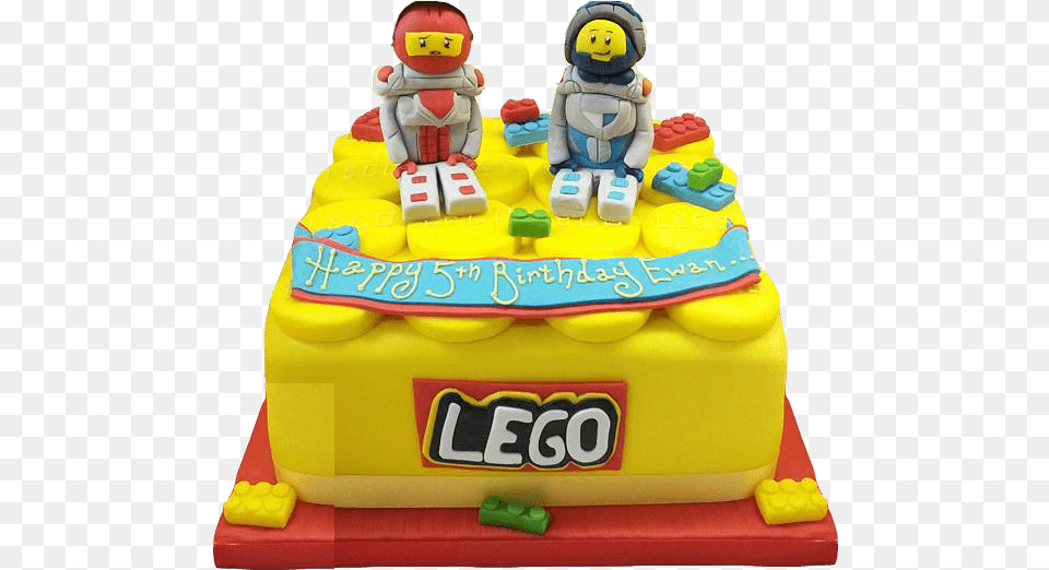 Download Lego Cake Graphic Library Lego Lego Birthday Cake, Birthday Cake, Cream, Dessert, Food Png Image