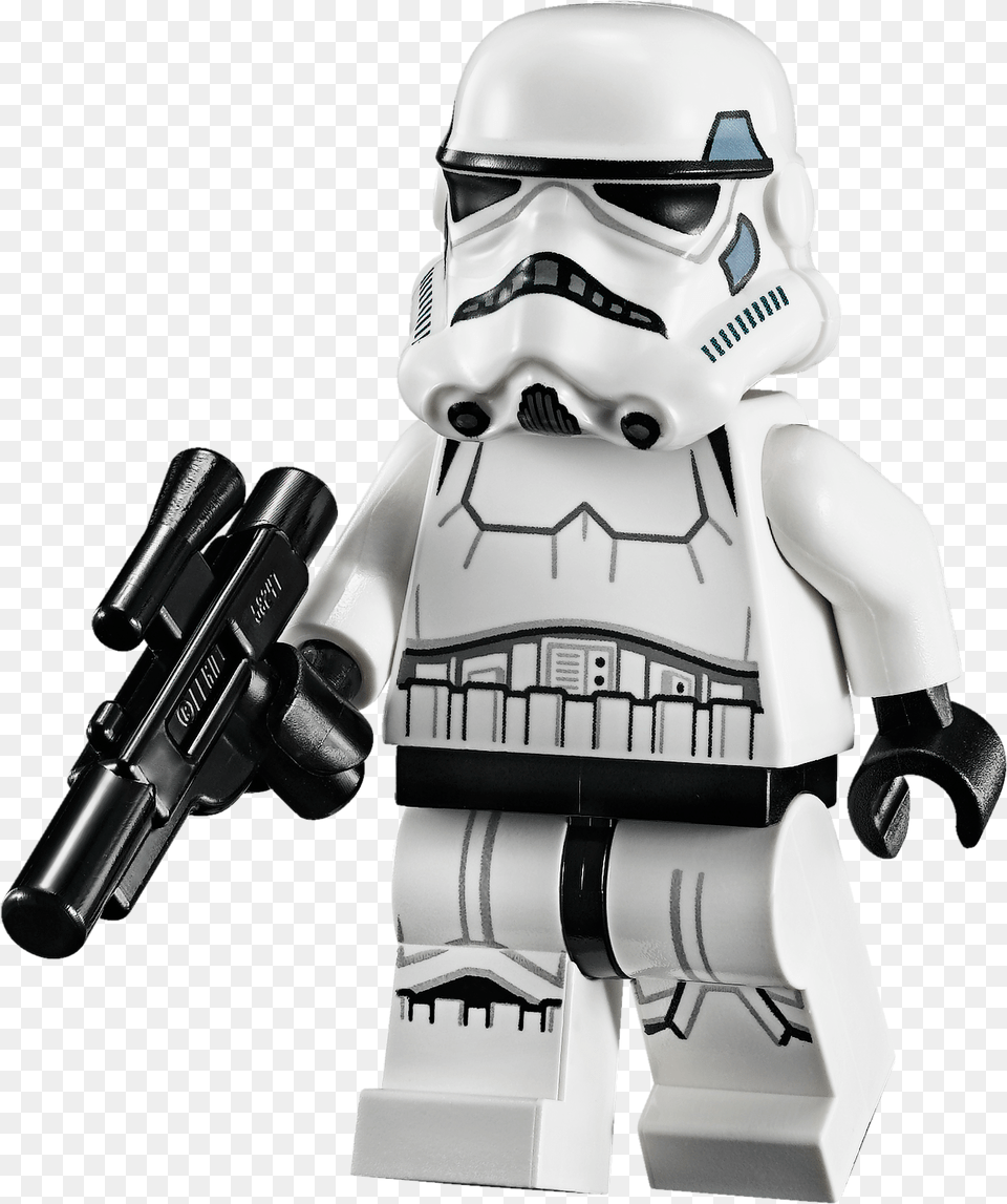 Download Lego Star Wars Imperial Imperial Stormtrooper Lego, Robot, Person, Gun, Weapon Free Transparent Png