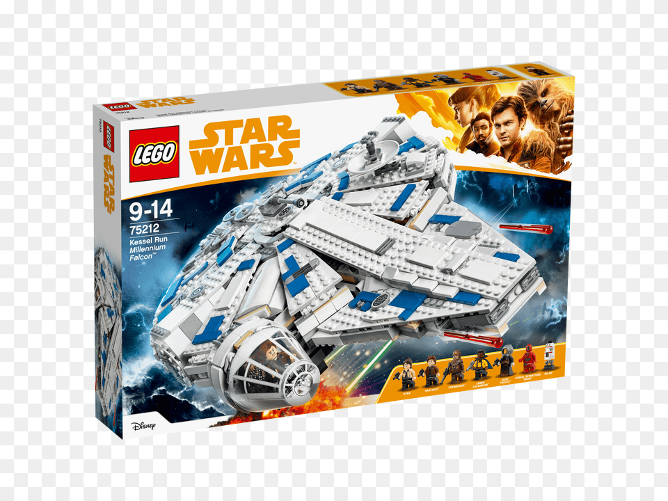 Download Lego Star Wars Conf Pegasus Lego Kessel Run Lego Star Wars Han Solo Sets 2018, Aircraft, Person, Spaceship, Transportation Free Png