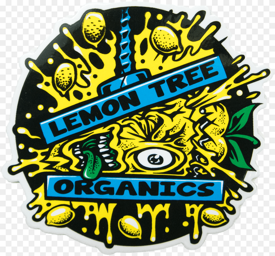 Download Lemon Tree Organics Sticker Clip Art, Logo, Text, Scoreboard Png