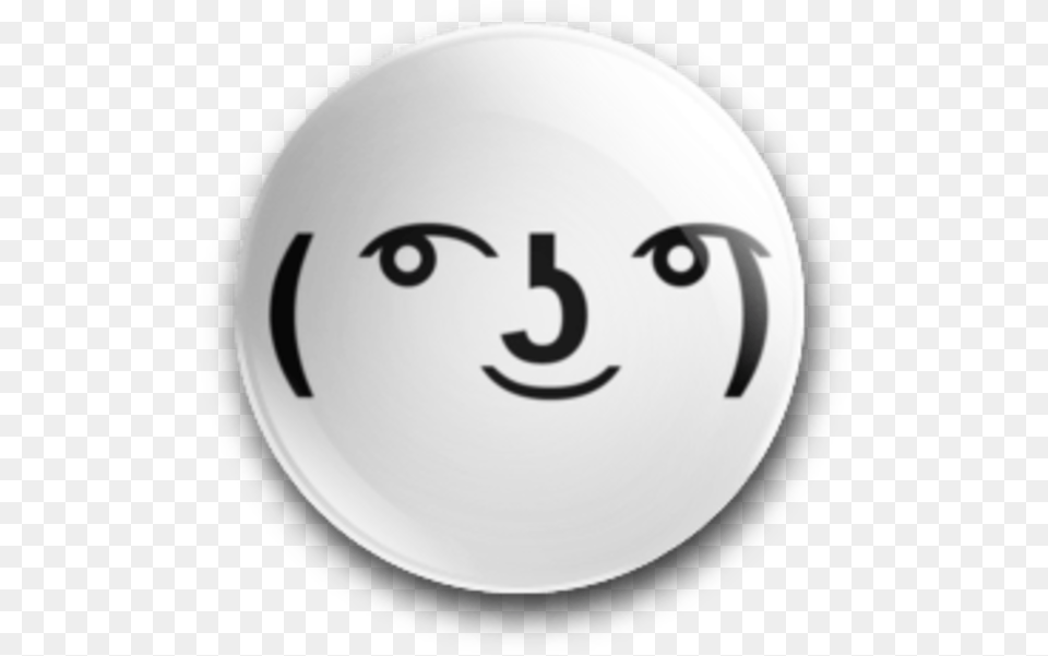 Download Lenny Face Discord Emote Hd Lenny Face Discord Emote, Sphere, Text, Symbol Free Png