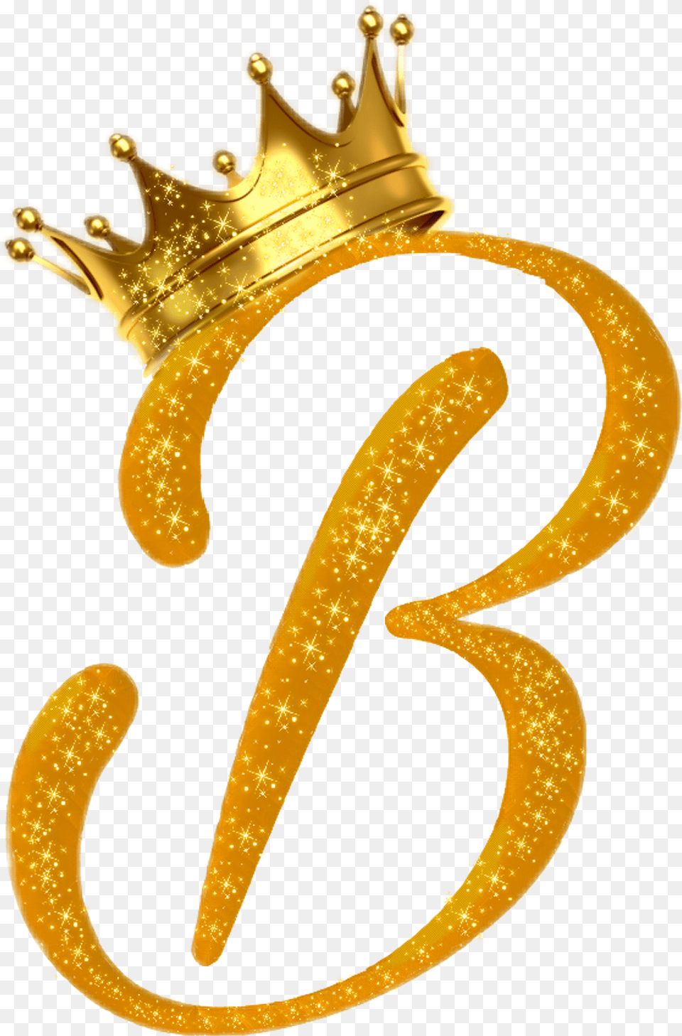 Download Letters Letter B Gold Crown Royal Clip Library Gold Letter B With Crown, Accessories, Jewelry Png Image