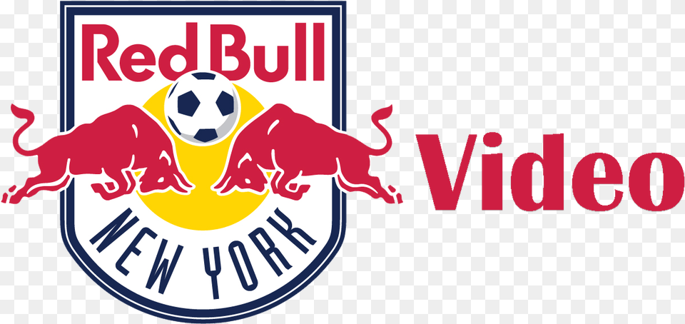 Letu0027s Go To The Videotape New York Red Bulls Logo Red Bull Salzburg, Ball, Sport, Soccer Ball, Football Free Png Download