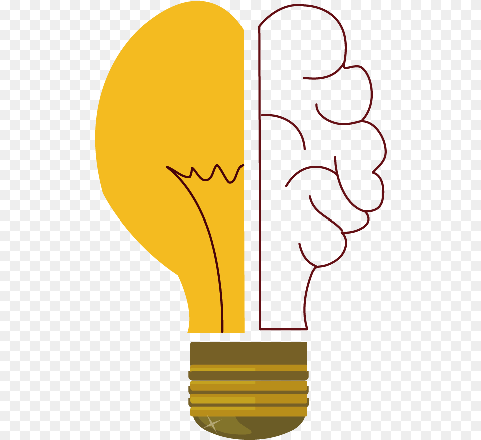 Download Light Brand Text Incandescent Foco Bulb Hq Brain Lamp, Lightbulb Png Image