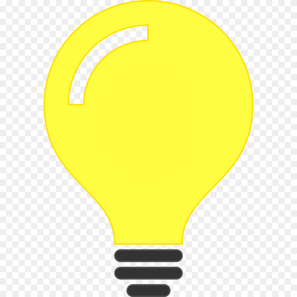 Download Light Bulb Idea Icon Dlpngcom Hnh V Bng N N Tng, Lightbulb, Astronomy, Moon, Nature Png
